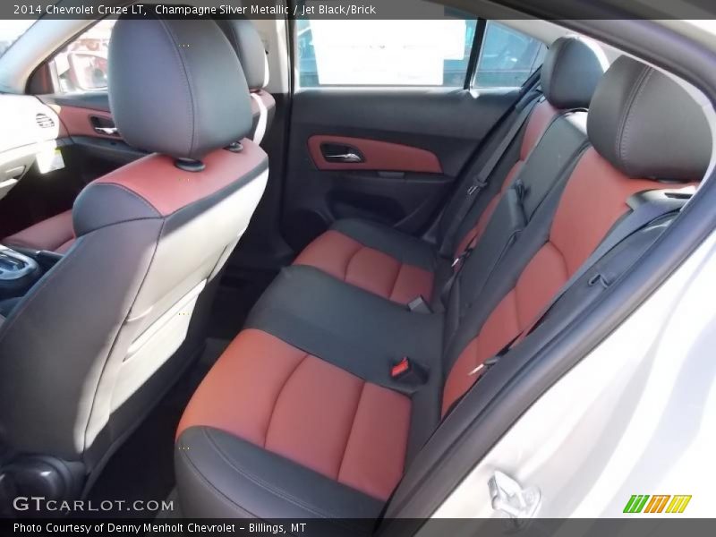 Champagne Silver Metallic / Jet Black/Brick 2014 Chevrolet Cruze LT