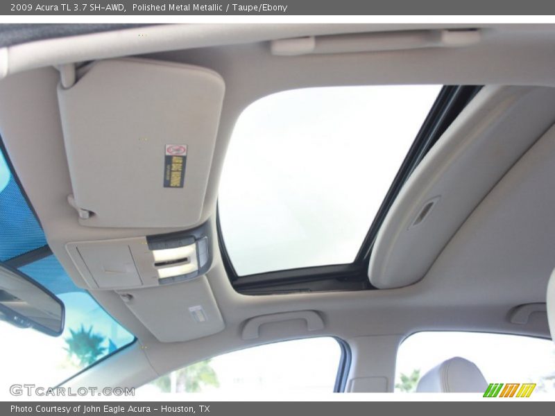 Polished Metal Metallic / Taupe/Ebony 2009 Acura TL 3.7 SH-AWD