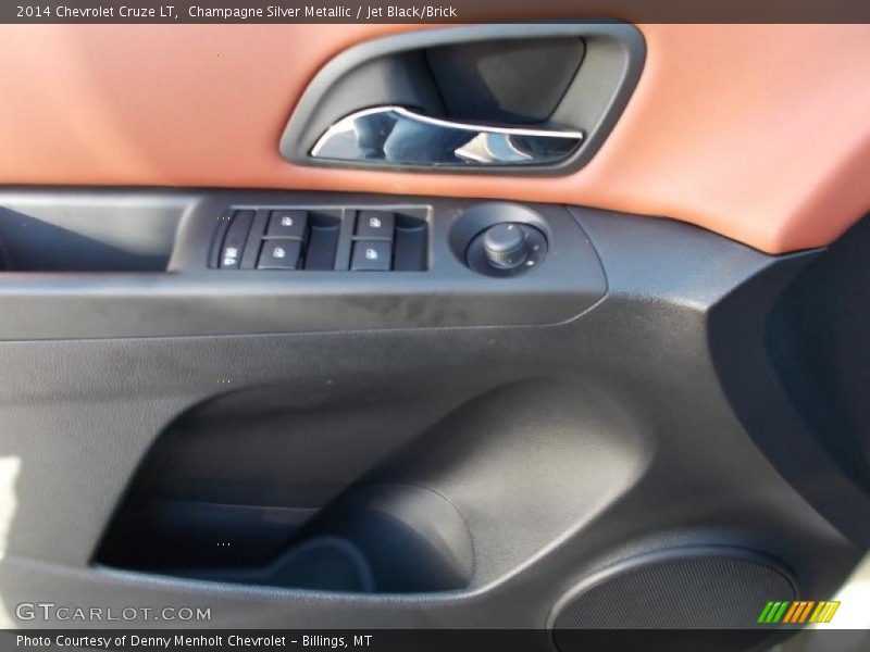 Champagne Silver Metallic / Jet Black/Brick 2014 Chevrolet Cruze LT