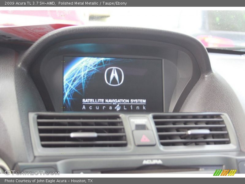 Polished Metal Metallic / Taupe/Ebony 2009 Acura TL 3.7 SH-AWD