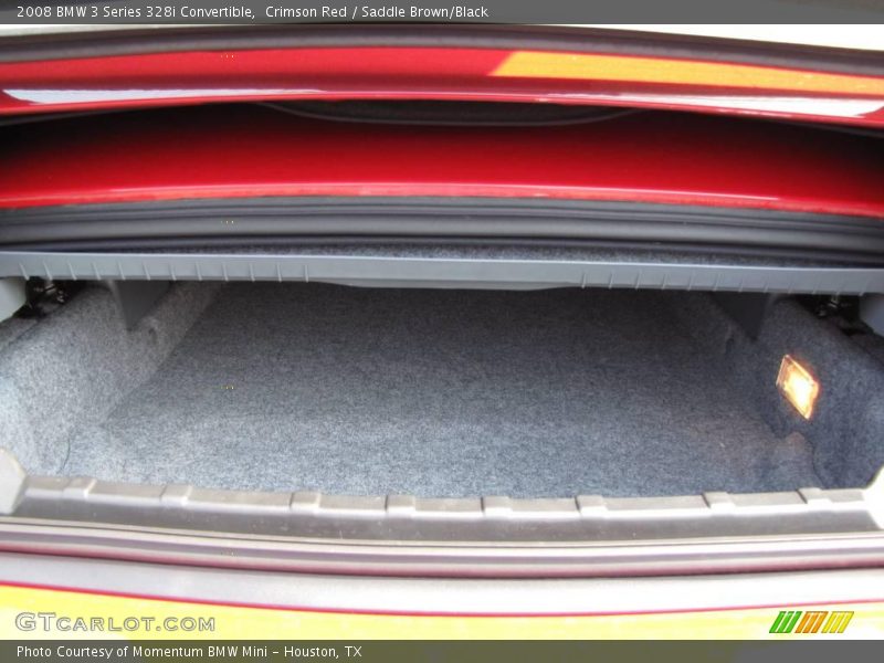 Crimson Red / Saddle Brown/Black 2008 BMW 3 Series 328i Convertible