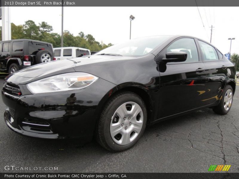 Pitch Black / Black 2013 Dodge Dart SE