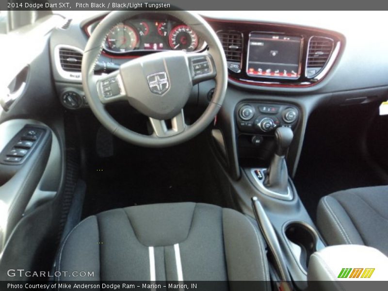 Dashboard of 2014 Dart SXT