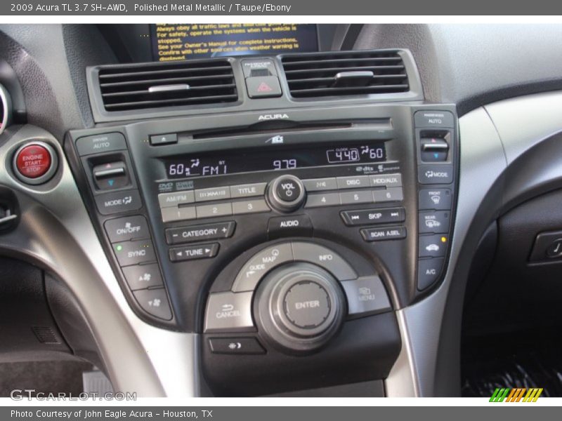 Polished Metal Metallic / Taupe/Ebony 2009 Acura TL 3.7 SH-AWD