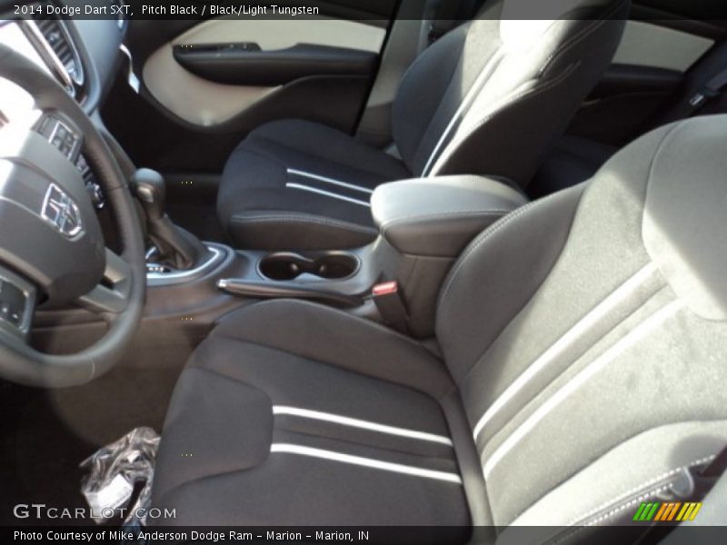 Pitch Black / Black/Light Tungsten 2014 Dodge Dart SXT