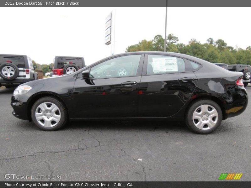 Pitch Black / Black 2013 Dodge Dart SE