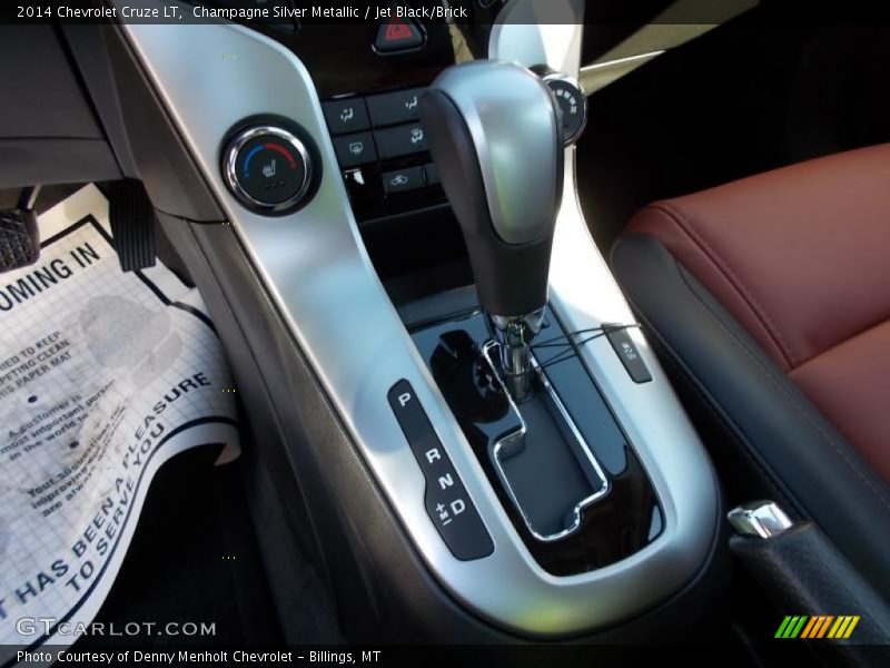 Champagne Silver Metallic / Jet Black/Brick 2014 Chevrolet Cruze LT