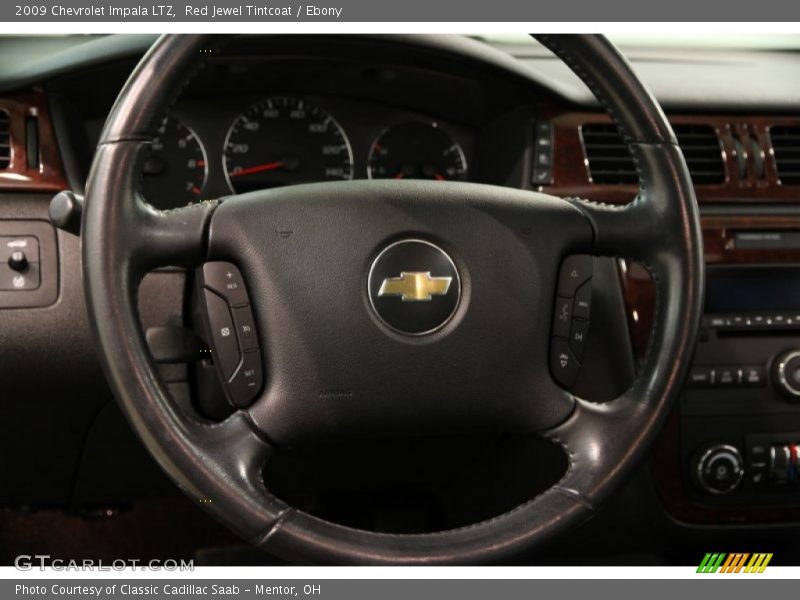 Red Jewel Tintcoat / Ebony 2009 Chevrolet Impala LTZ