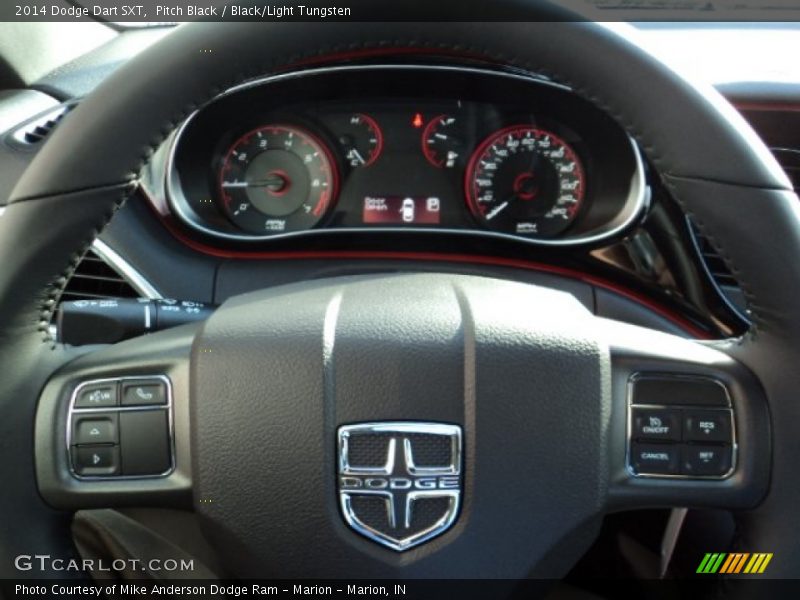 Pitch Black / Black/Light Tungsten 2014 Dodge Dart SXT