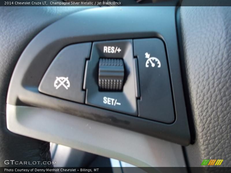 Champagne Silver Metallic / Jet Black/Brick 2014 Chevrolet Cruze LT