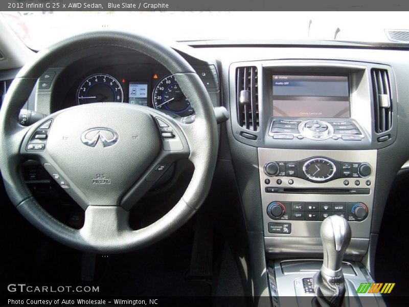 Dashboard of 2012 G 25 x AWD Sedan