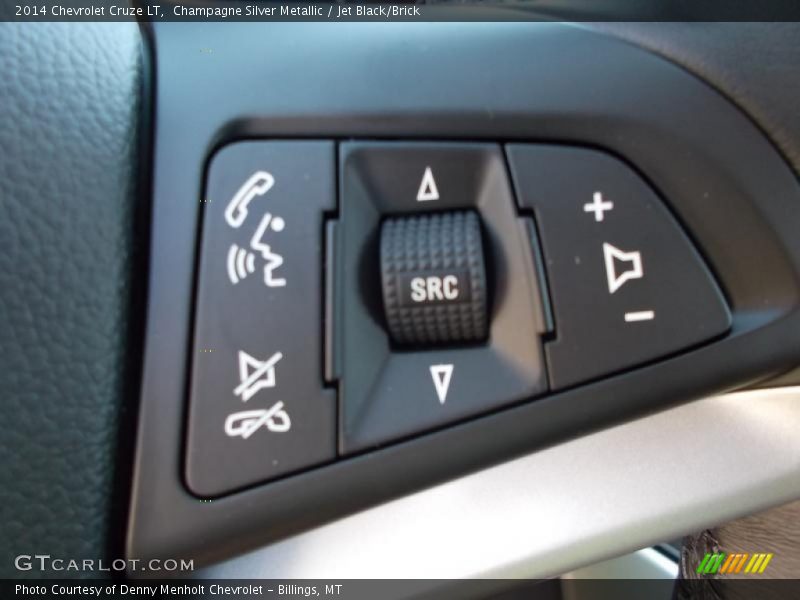 Champagne Silver Metallic / Jet Black/Brick 2014 Chevrolet Cruze LT