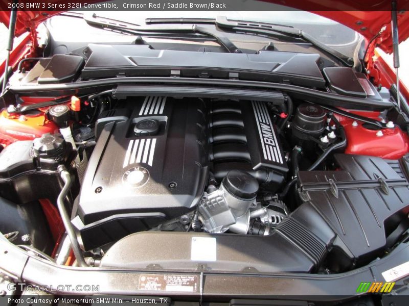 Crimson Red / Saddle Brown/Black 2008 BMW 3 Series 328i Convertible
