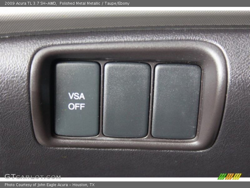 Polished Metal Metallic / Taupe/Ebony 2009 Acura TL 3.7 SH-AWD
