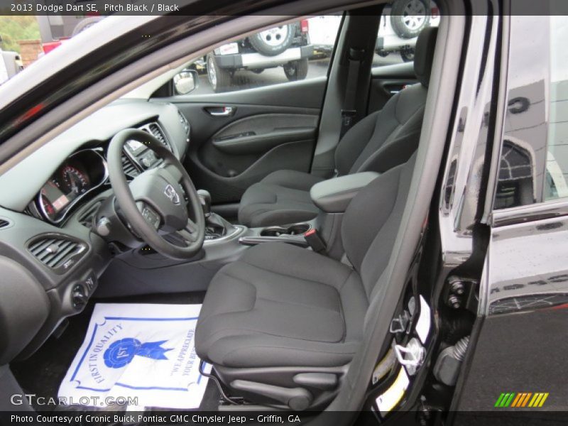 Pitch Black / Black 2013 Dodge Dart SE