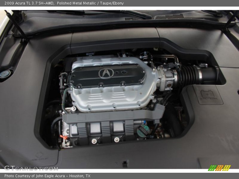 Polished Metal Metallic / Taupe/Ebony 2009 Acura TL 3.7 SH-AWD
