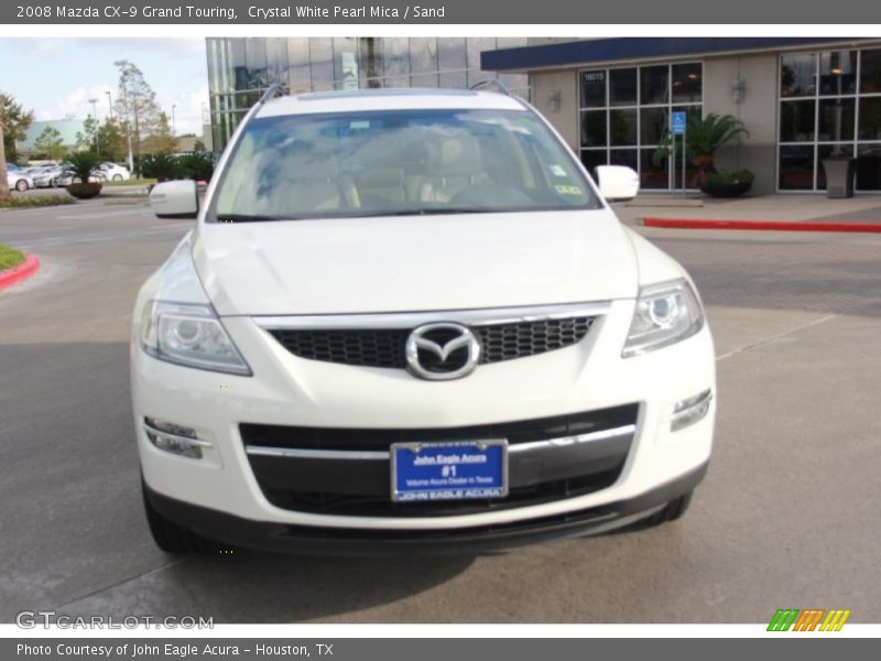 Crystal White Pearl Mica / Sand 2008 Mazda CX-9 Grand Touring