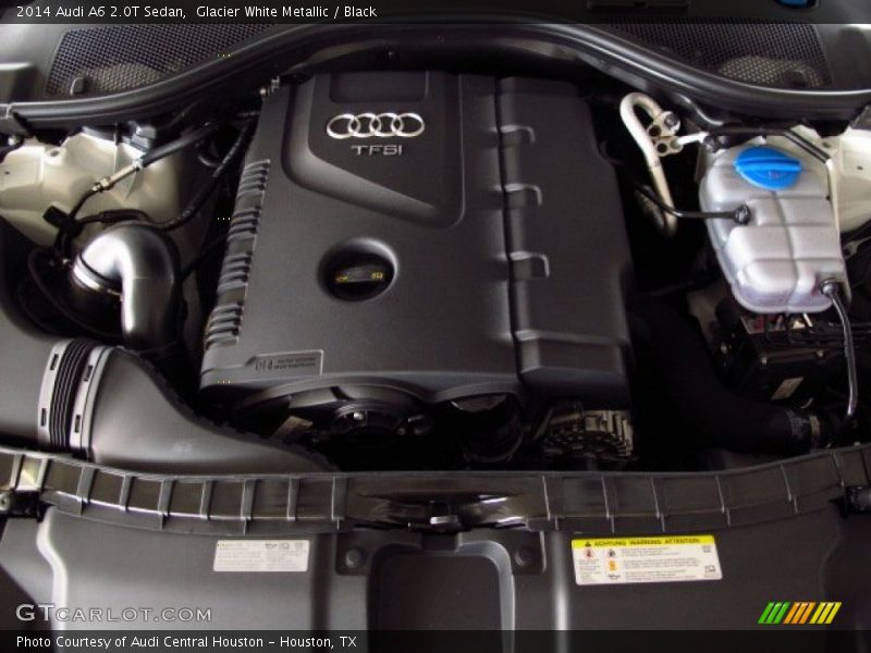 Glacier White Metallic / Black 2014 Audi A6 2.0T Sedan