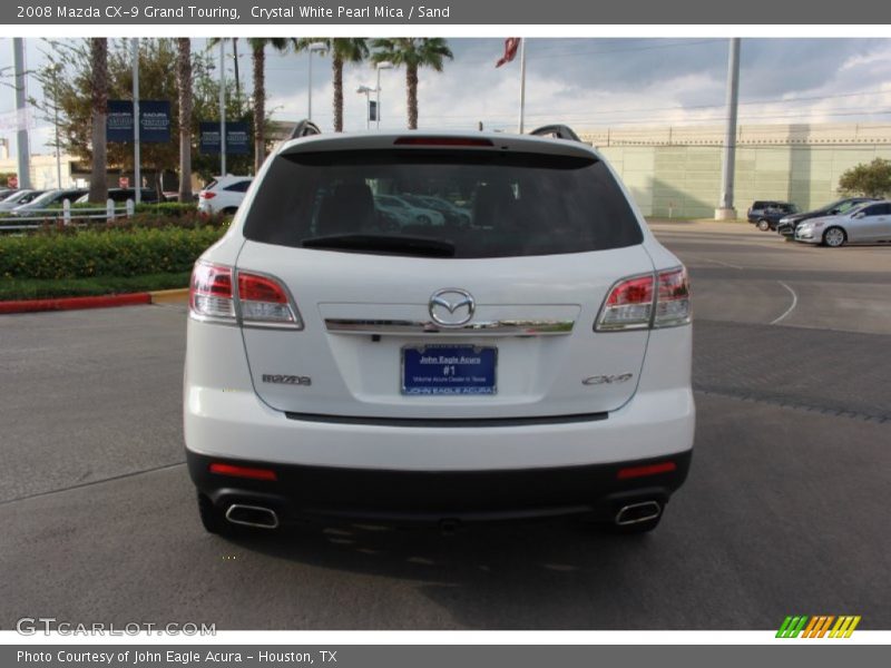 Crystal White Pearl Mica / Sand 2008 Mazda CX-9 Grand Touring