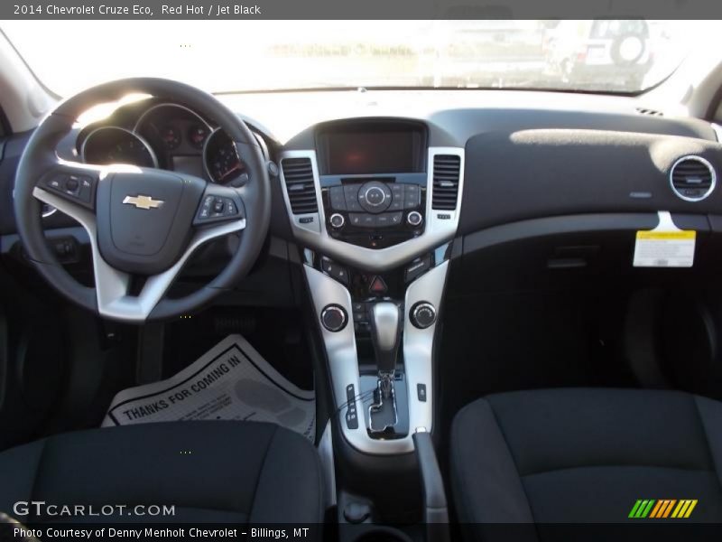 Red Hot / Jet Black 2014 Chevrolet Cruze Eco