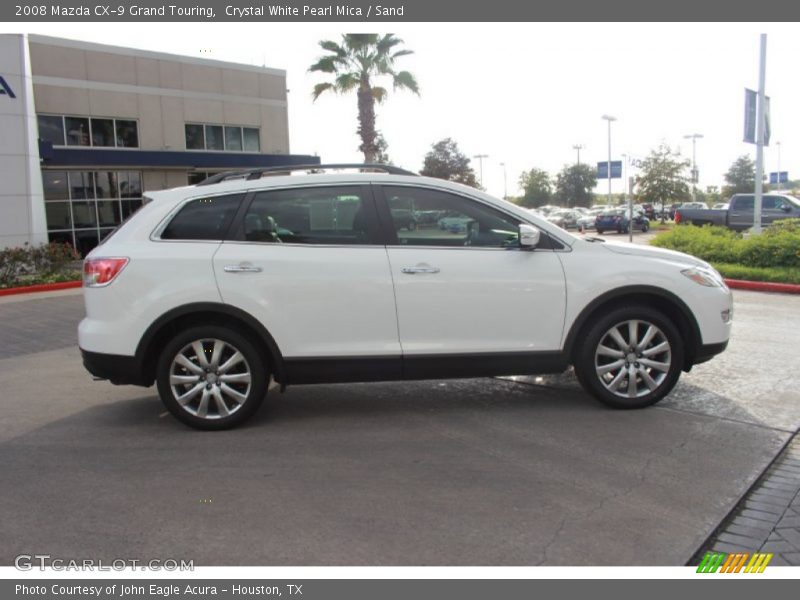Crystal White Pearl Mica / Sand 2008 Mazda CX-9 Grand Touring