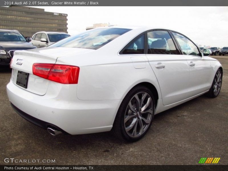 Glacier White Metallic / Black 2014 Audi A6 2.0T Sedan