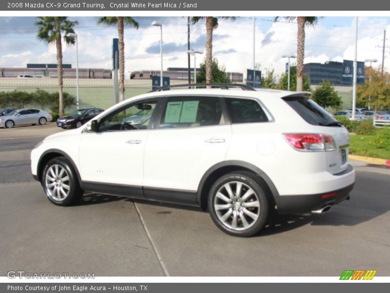 Crystal White Pearl Mica / Sand 2008 Mazda CX-9 Grand Touring