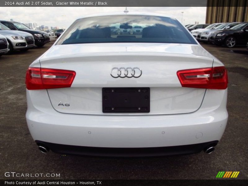 Glacier White Metallic / Black 2014 Audi A6 2.0T Sedan