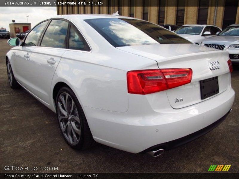 Glacier White Metallic / Black 2014 Audi A6 2.0T Sedan