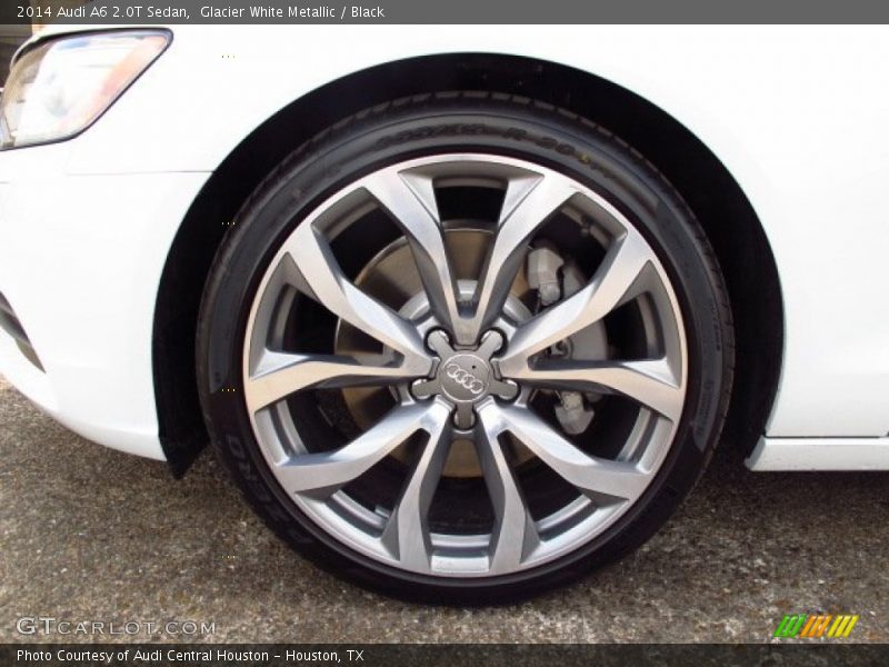 Glacier White Metallic / Black 2014 Audi A6 2.0T Sedan