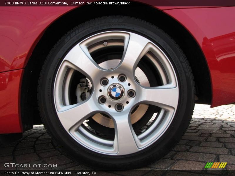 Crimson Red / Saddle Brown/Black 2008 BMW 3 Series 328i Convertible