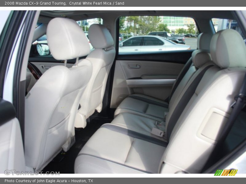 Crystal White Pearl Mica / Sand 2008 Mazda CX-9 Grand Touring