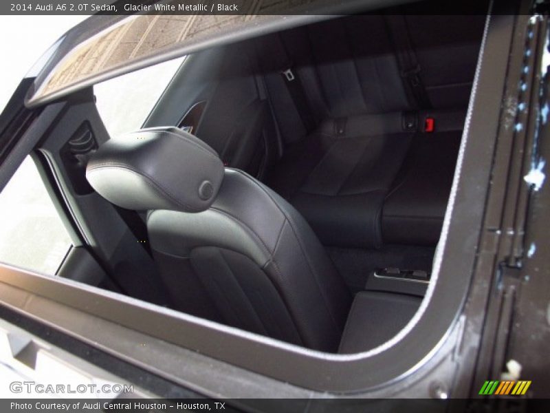 Glacier White Metallic / Black 2014 Audi A6 2.0T Sedan