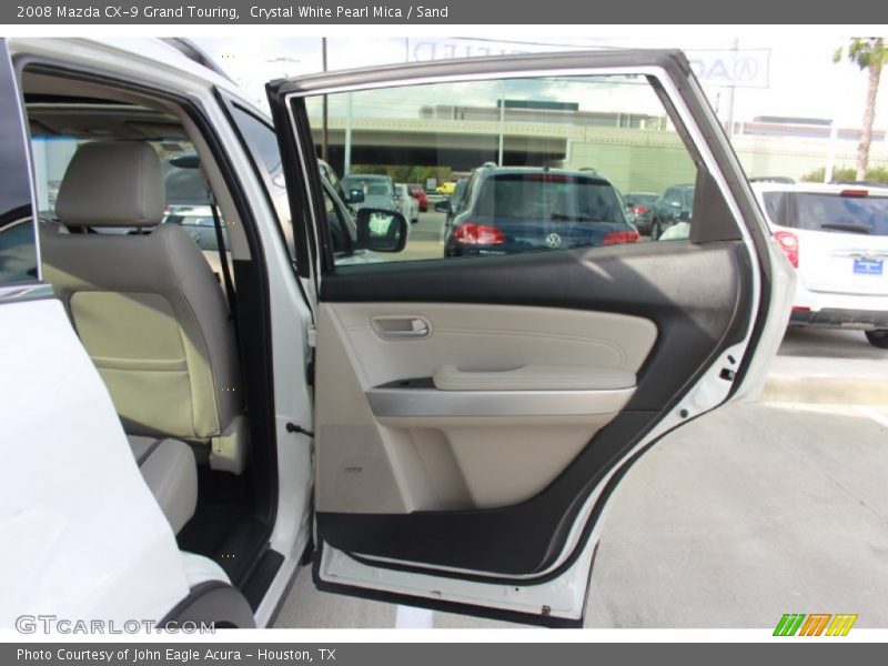 Crystal White Pearl Mica / Sand 2008 Mazda CX-9 Grand Touring
