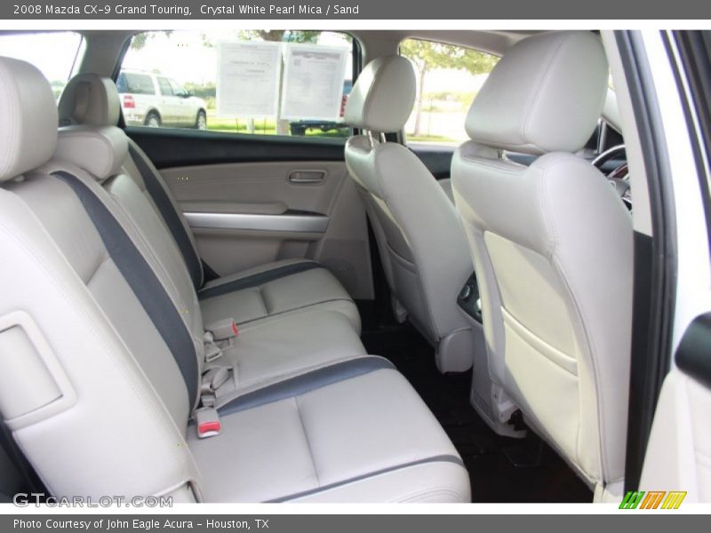 Crystal White Pearl Mica / Sand 2008 Mazda CX-9 Grand Touring