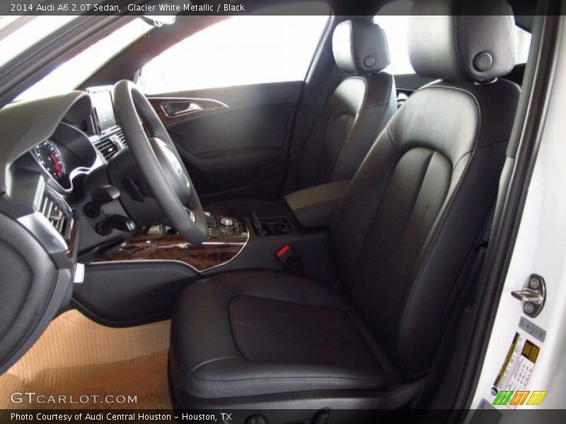 Glacier White Metallic / Black 2014 Audi A6 2.0T Sedan