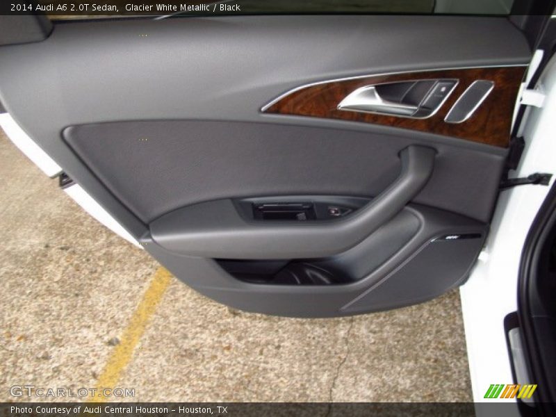 Glacier White Metallic / Black 2014 Audi A6 2.0T Sedan