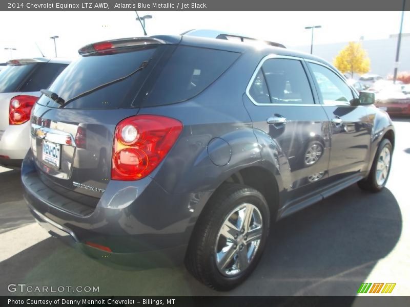 Atlantis Blue Metallic / Jet Black 2014 Chevrolet Equinox LTZ AWD
