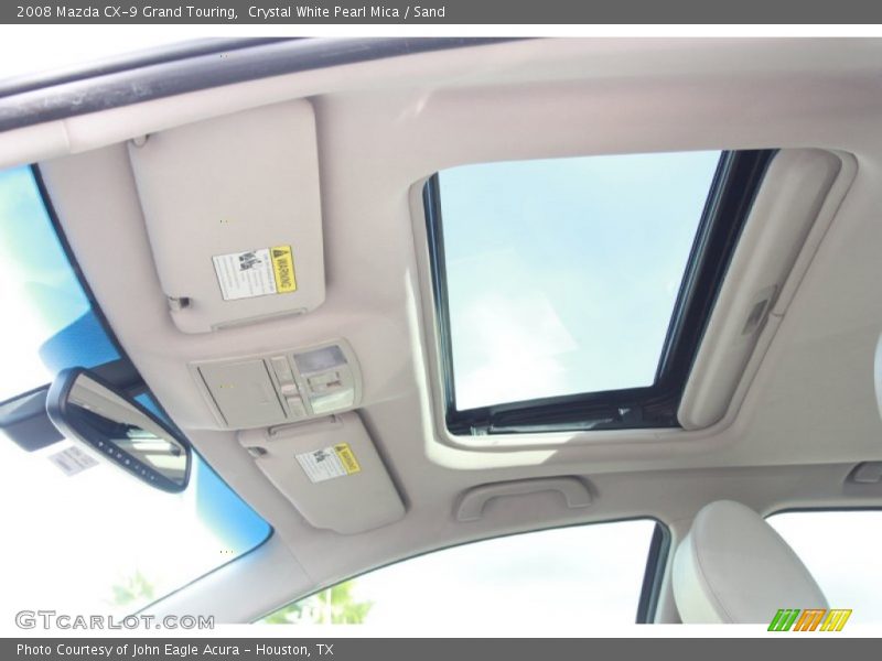 Crystal White Pearl Mica / Sand 2008 Mazda CX-9 Grand Touring