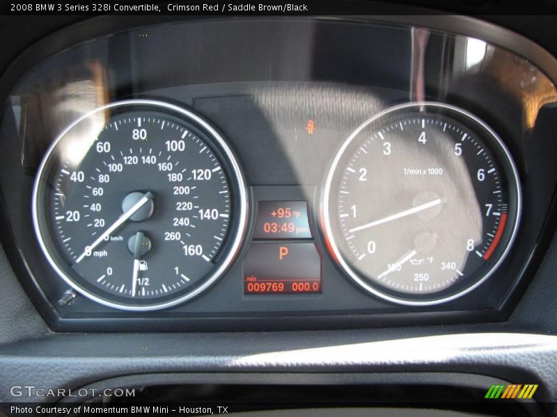 Crimson Red / Saddle Brown/Black 2008 BMW 3 Series 328i Convertible