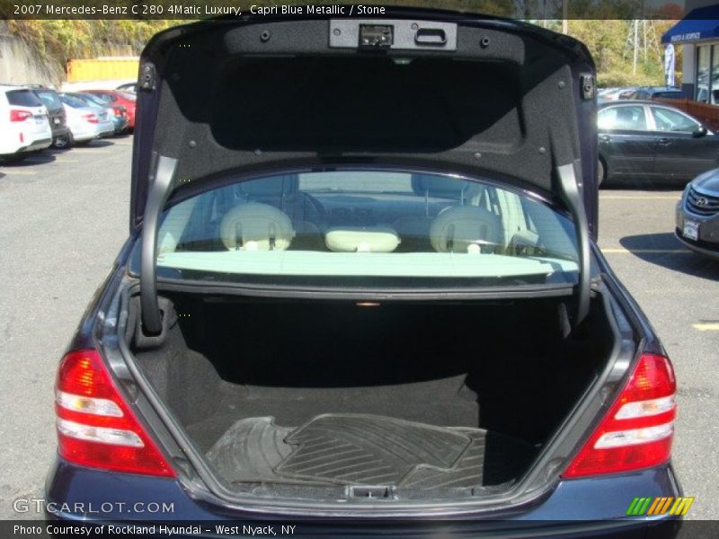 Capri Blue Metallic / Stone 2007 Mercedes-Benz C 280 4Matic Luxury
