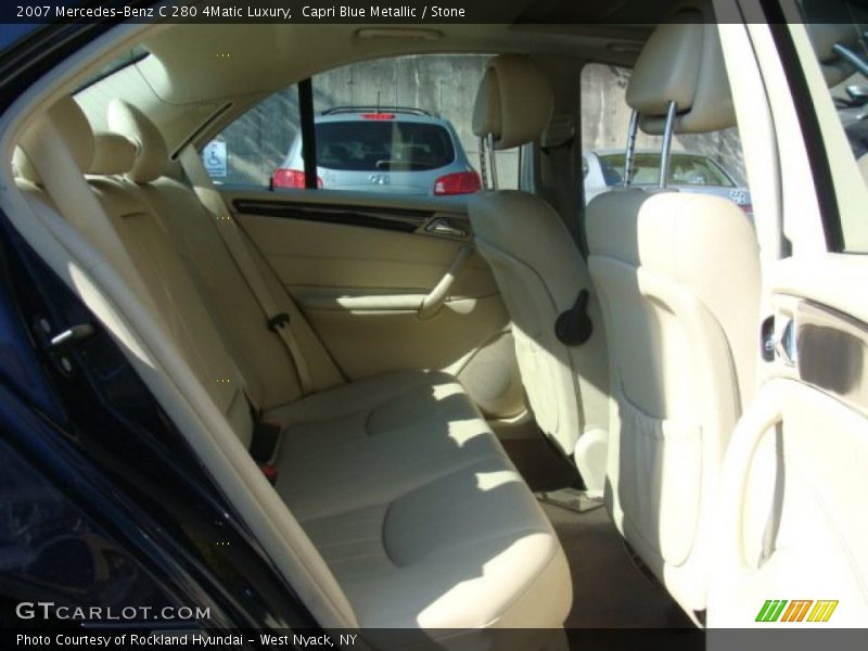 Capri Blue Metallic / Stone 2007 Mercedes-Benz C 280 4Matic Luxury