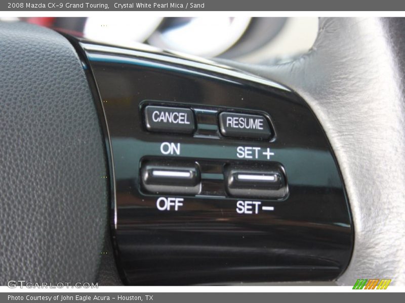 Crystal White Pearl Mica / Sand 2008 Mazda CX-9 Grand Touring