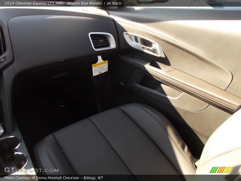 Atlantis Blue Metallic / Jet Black 2014 Chevrolet Equinox LTZ AWD