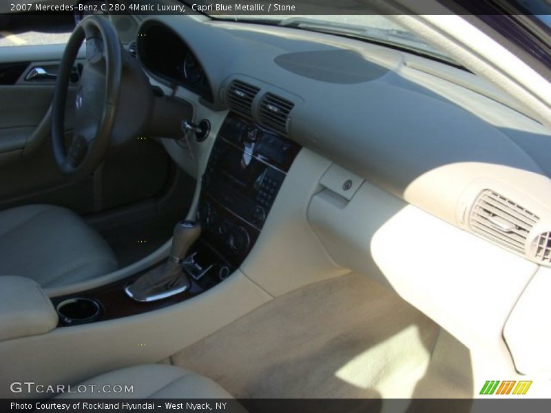 Capri Blue Metallic / Stone 2007 Mercedes-Benz C 280 4Matic Luxury