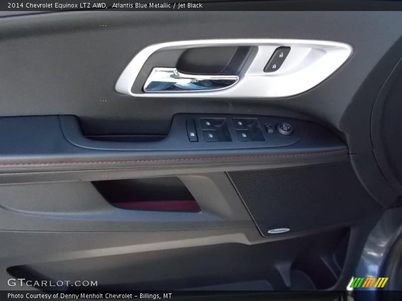 Atlantis Blue Metallic / Jet Black 2014 Chevrolet Equinox LTZ AWD