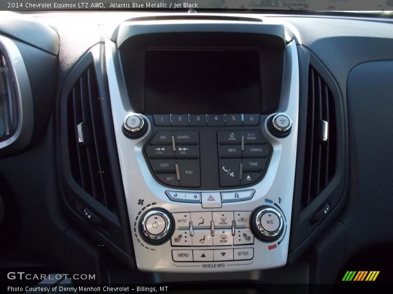 Atlantis Blue Metallic / Jet Black 2014 Chevrolet Equinox LTZ AWD