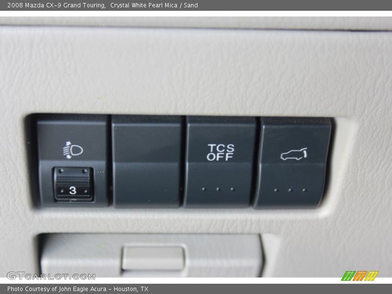 Crystal White Pearl Mica / Sand 2008 Mazda CX-9 Grand Touring