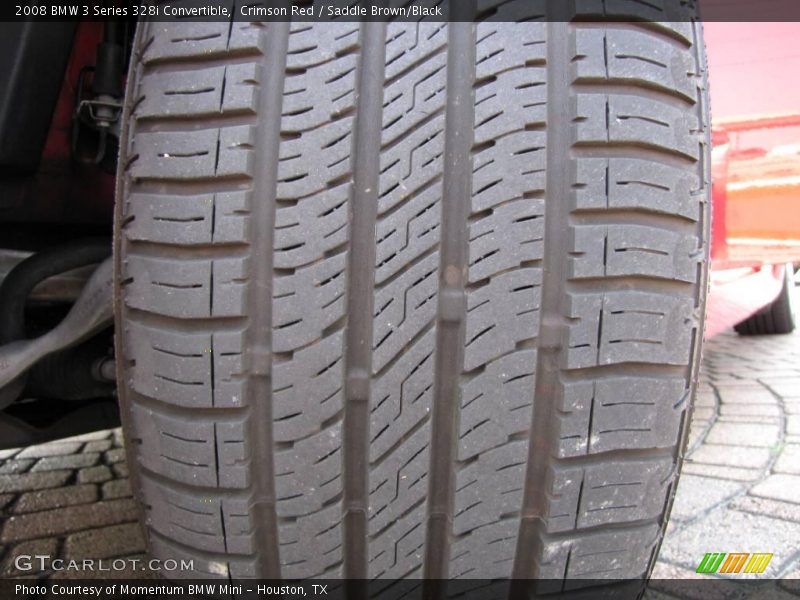 Crimson Red / Saddle Brown/Black 2008 BMW 3 Series 328i Convertible