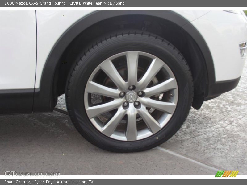 Crystal White Pearl Mica / Sand 2008 Mazda CX-9 Grand Touring